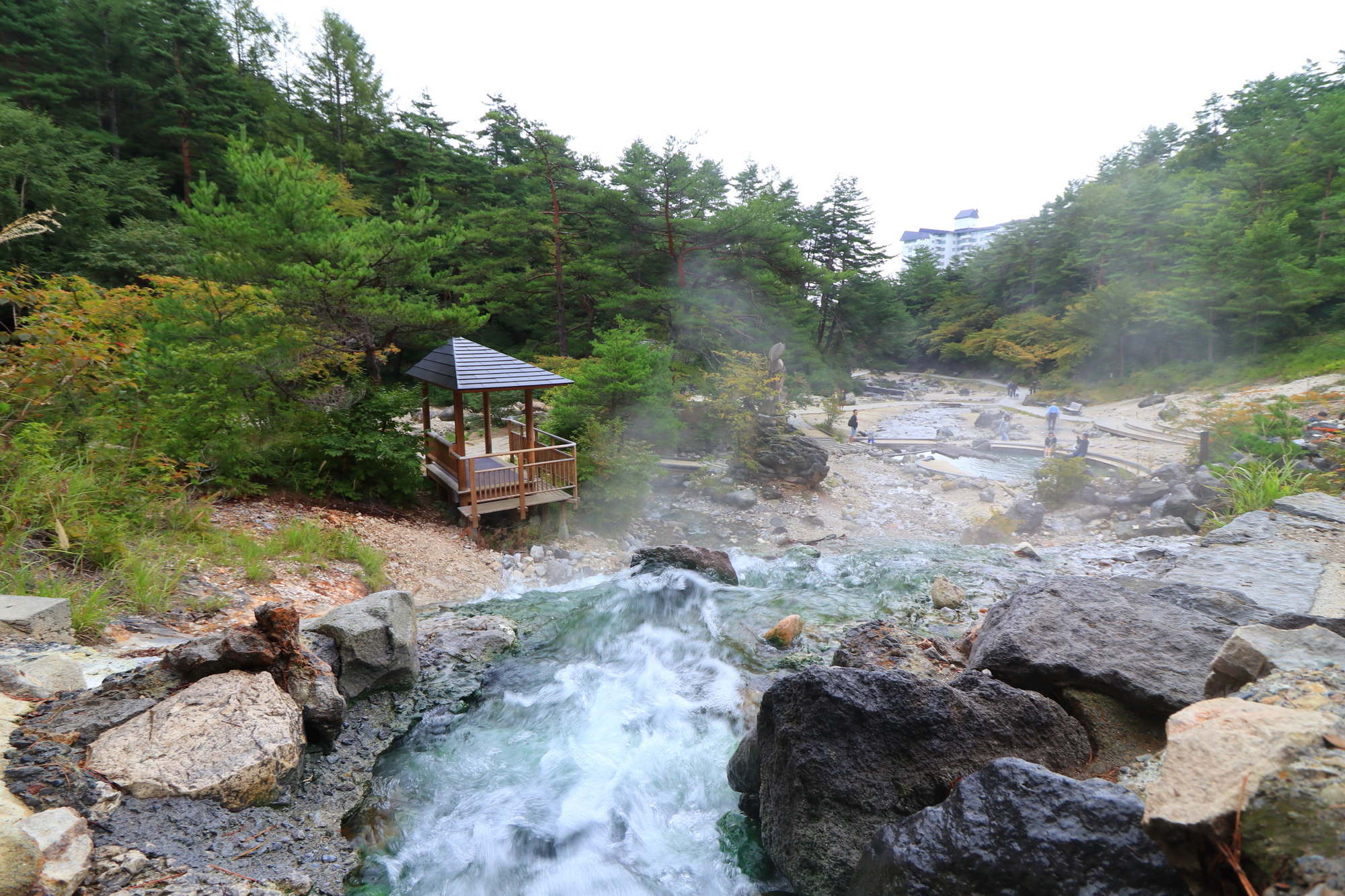 草津温泉学生に人気の観光スポット第3位　西の河原公園　