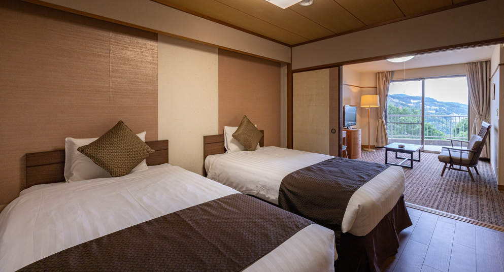 熱海温泉で喫煙可能なお部屋がある旅館・ホテル第8位：亀の井ホテル 熱海
