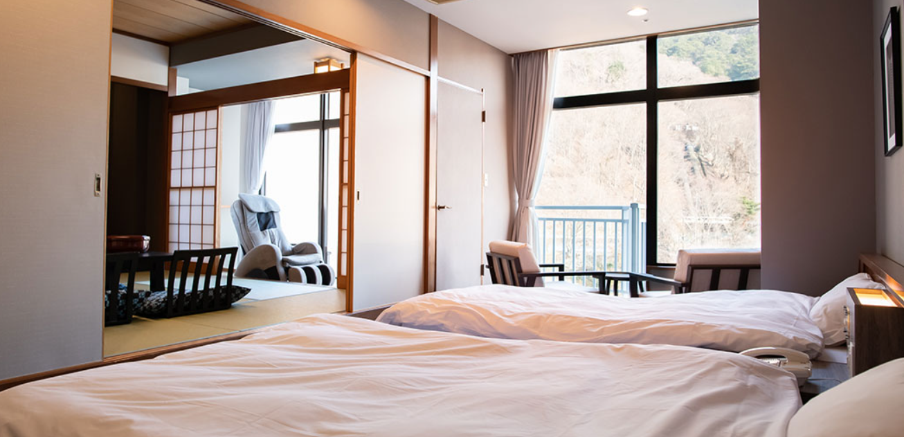 鬼怒川温泉で新しいお部屋に宿泊できる旅館・ホテル第5位：鬼怒川温泉　ものぐさの宿　花千郷 
