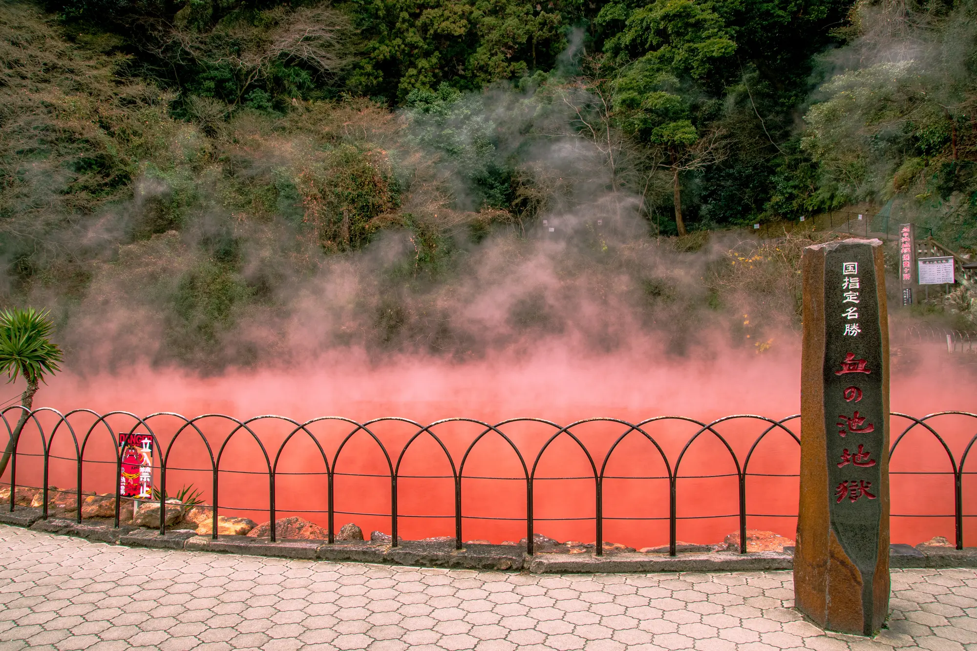 別府温泉で観光で訪れたい人気スポット：第5位　血の池地獄