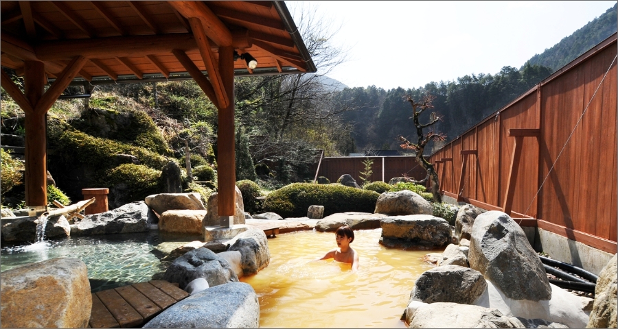 下呂　温泉　一泊二日：ひめしゃがの湯