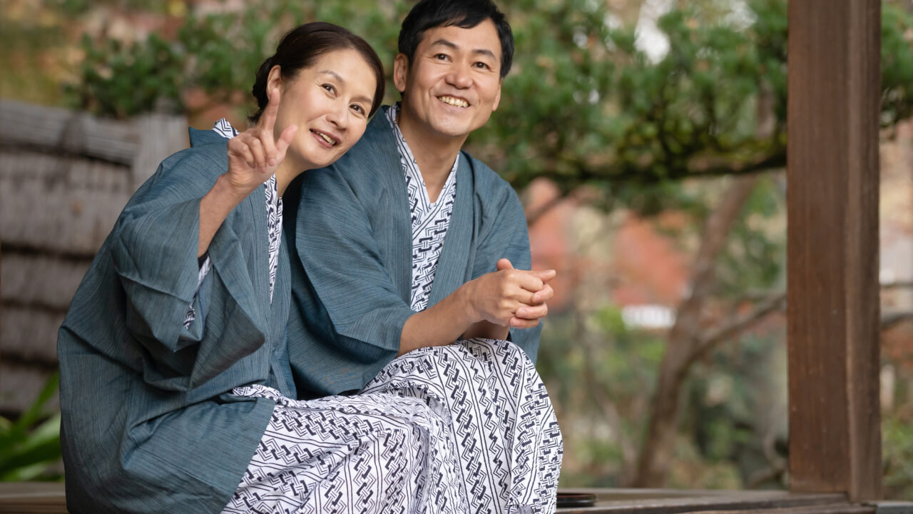 草津　温泉　夫婦